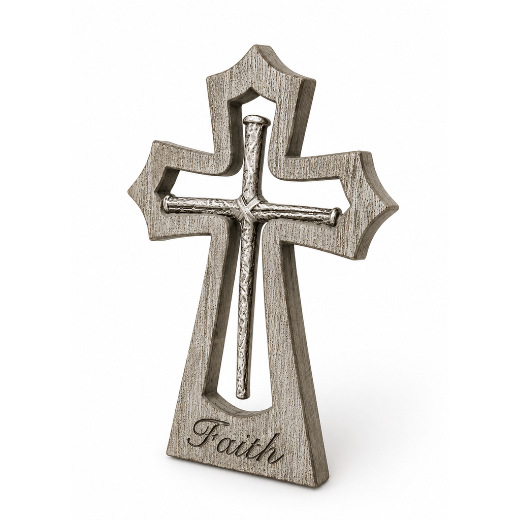 Faith wall cross 25cm