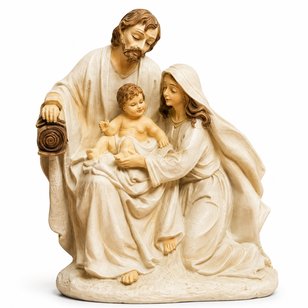 Ivory Holy Family Figurine