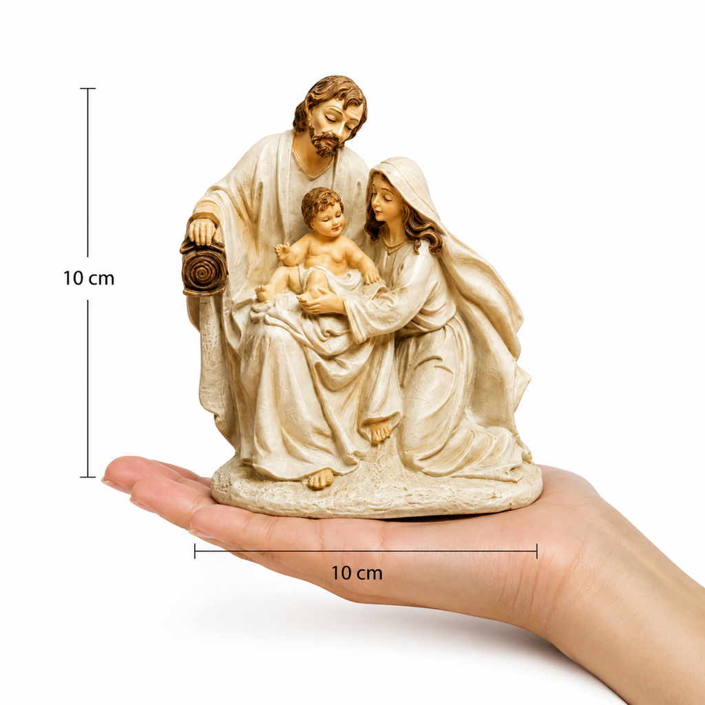 Ivory Holy Family Figurine