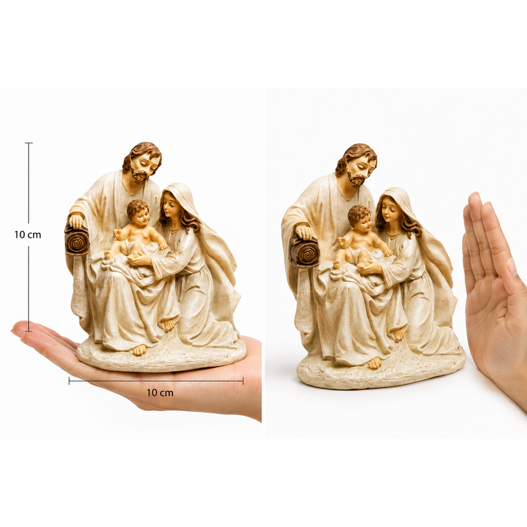 Ivory Holy Family Figurine